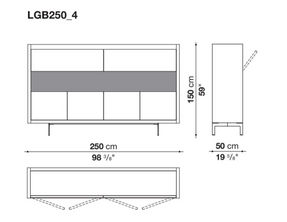 B&b Italia Liagò Living storage units