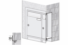 Ravasi Outdoor Mailbox Mod. Euro37f – Mod. Euro26f