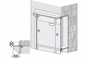 Ravasi Outdoor Mailbox Mod. Euro37f – Mod. Euro26f