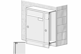 Ravasi Outdoor Mailbox Mod. Euro37f – Mod. Euro26f