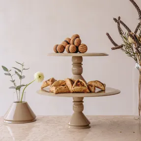 Creande Crescendo Cake Stand - Large, Beige