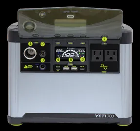 Biolite Goal Zero Yeti 700 Power Station