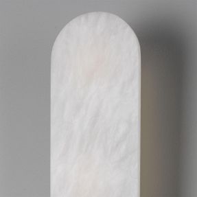 Mullan Lothian Oval Alabaster Wall Light 35cm