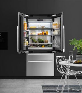 Sks Appliances Integrated French Door Refrigerator/freezer 36”