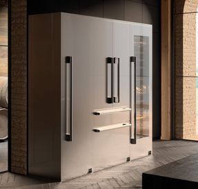 Sks Appliances Integrated French Door Refrigerator/freezer 36”
