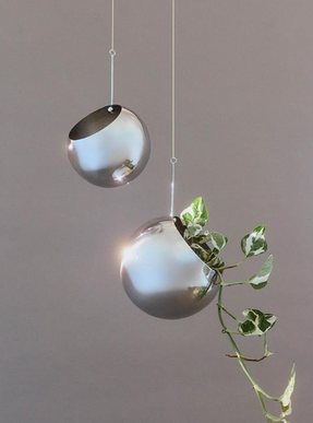 Aytm Globe Hanging Flowerpot