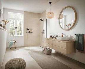Hansgrohe Pulsify S Shower holder set 105 1jet EcoSmart+ with shower hose 125 cm