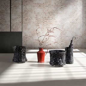 Limac Design Umbrella Stand In Recycled Rubber Thela