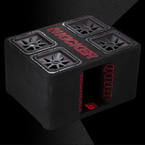 Kicker QUAD 12" L7R 2-Ohm Enclosure