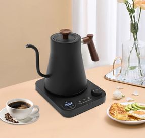 Wayfair Oukaning 1200w 0.24gal Tabletop Electric Gooseneck Tea Kettle