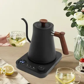 Wayfair Oukaning 1200w 0.24gal Tabletop Electric Gooseneck Tea Kettle