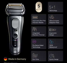 Braun Men’s Electric Shaver Series 9 Pro+ 9677cc