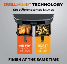 Wayfair Ninja Foodi 6-in-1 8-Quart 2-Basket Air Fryer with DualZone Technology