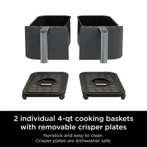 Wayfair Ninja Foodi 6-in-1 8-Quart 2-Basket Air Fryer with DualZone Technology