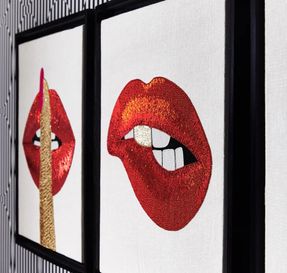 Jonathan Adler Hush Beaded Art