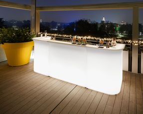 Slide Break Corner Bar Counter