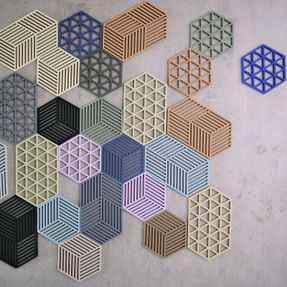 Zone Denmark Triangles Trivet Coasters