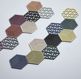 Zone Denmark Triangles Trivet Coasters