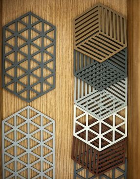 Zone Denmark Triangles Trivet Coasters