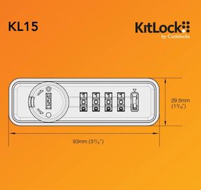 Codelocks KL15 KitLock Mechanical Combination Lock