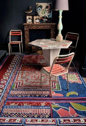 Toulemonde Bochart Baya Multi rouge