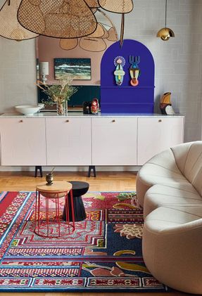 Toulemonde Bochart Baya Multi rouge