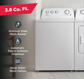 Amana  Large Capacity Top Load Washer with High-Efficiency Agitator Dryers