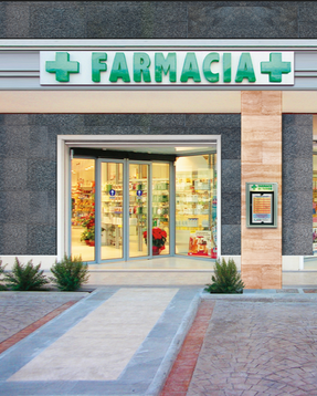 Ravasi Pharmacy Noticeboards With Low-energy Lighting