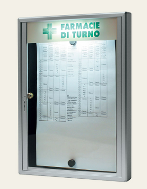 Ravasi Pharmacy Noticeboards With Low-energy Lighting