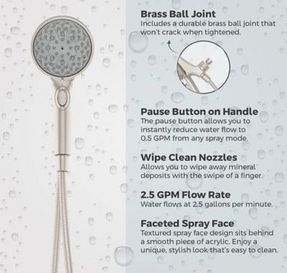 Pfister Faucets Hydrofuse™ Handheld Shower