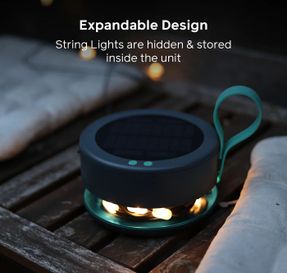 Biolite Solar String Lights: 44' White Portable String Lights & Mobile Charger