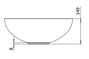 Crosswater Circus Countertop Basin