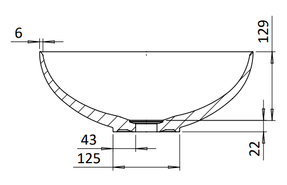 Crosswater Circus Countertop Basin