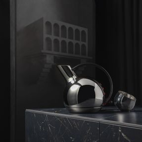 Bugatti Giulietta Electrical Kettle Colour Steel - Finish Plain