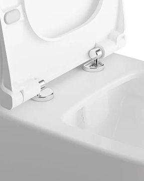 Vitra Sento Matt White Soft-closing Slim WC Seat
