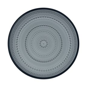 Iittala Kastehelmi Plate 248mm Dark Grey