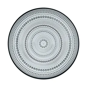 Iittala Kastehelmi Plate 248mm Dark Grey