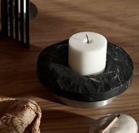 Kristina Dam Studio Rock Candle Holder