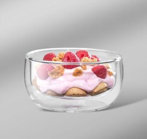 Zwilling 2 Piece Double-wall Glass Bowl Set Transparent