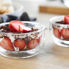 Zwilling 2 Piece Double-wall Glass Bowl Set Transparent