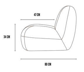 101 Copenhagen Toe Lounge Chair - Linen