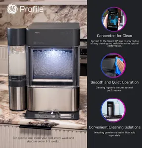 Geappliances GE Profile™ Opal™ 2.0 Nugget Ice Maker with 1 gallon XL side tank