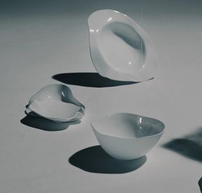 Serax Starter Plate Deepheaven White Perfect Imperfection