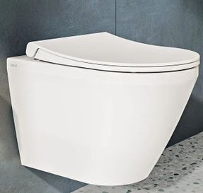 Vitra Universal White Soft-Closing Toilet Seat, Slim - Round