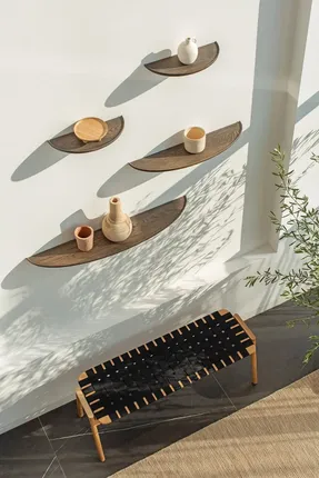 Gazzda Mu Floating Shelf - Smoked Oak