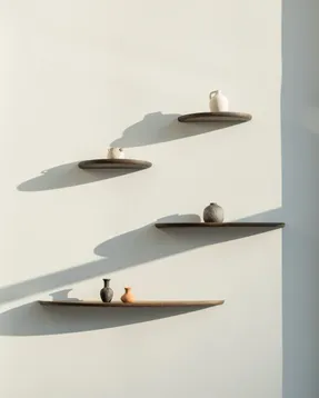 Gazzda Mu Floating Shelf - Smoked Oak