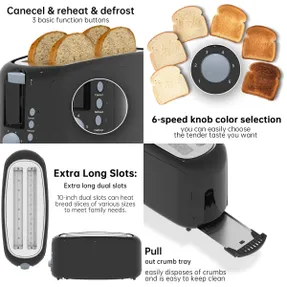 Wayfair 4 Slice Extra Long Slot Toaster