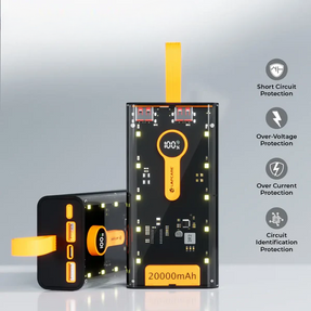 Lapcare Bolt Pro 20000mAh Power Bank Black + Yellow (LPB-405)