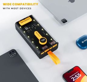Lapcare Bolt Pro 20000mAh Power Bank Black + Yellow (LPB-405)