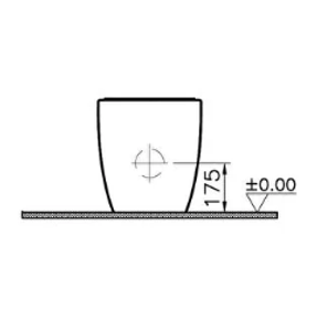 Vitra Sento White Close-coupled Wc - 65 Cm